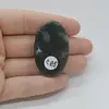 Cabochon Agat Moss 41x26x6mm C25, imagine 2