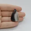 Cabochon Agat Negru Dantelat 35x23x6mm C51