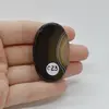 Cabochon Agat Negru Dantelat 47x30x7mm C23, imagine 2