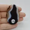 Cabochon Agat Negru Dantelat 54x36x6mm C66, imagine 2