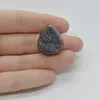 Cabochon Agat Negru Druzy 24x20x10mm C68