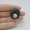 Cabochon Agat Negru Druzy 28x27x7mm C54, imagine 2