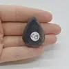 Cabochon Agat Negru Druzy 35x26x14mm C19, imagine 2