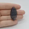 Cabochon Agat Negru Druzy 37x19x13mm C62