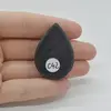 Cabochon Agat Negru Druzy 40x28x7mm C42, imagine 2