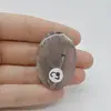 Cabochon Agat Turkish 41x28x6mm C9, imagine 2