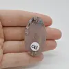Cabochon Agat Turkish 45x25x5mm C61, imagine 2