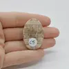 Cabochon Aragonit Peru 37x25x5mm C5, imagine 2