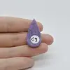Cabochon Charoit 34x17x7mm C9, imagine 2