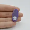 Cabochon Charoit 35x16x6mm C50, imagine 2