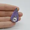 Cabochon Charoit 39x22x6mm C49, imagine 2