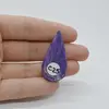 Cabochon Charoit 40x19x7mm C25, imagine 2