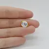 Cabochon Citrin 13x10x5mm C45, imagine 2