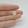 Cabochon Citrin 14x10x6mm C71, imagine 2