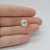 Cabochon Citrin 15x11x6mm C85, imagine 2