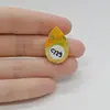 Cabochon Jasp Bumble Bee 25x16x5mm C129, imagine 2