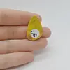 Cabochon Jasp Bumble Bee 27x17x4mm C81, imagine 2