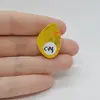 Cabochon Jasp Bumble Bee 27x18x5mm C74, imagine 2