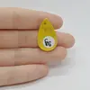 Cabochon Jasp Bumble Bee 28x17x4mm C86, imagine 2