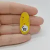 Cabochon Jasp Bumble Bee 34x15x4mm C85, imagine 2