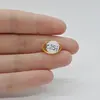 Cabochon Citrin 15x10x4mm C254, imagine 2