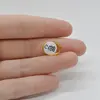 Cabochon Citrin 15x11x5mm C188, imagine 2