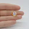 Cabochon Citrin 15x11x5mm C262, imagine 2