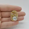 Cabochon Coral Fosilic 30x21x6mm C68, imagine 2