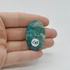 Cabochon Crisocola 38x25x6mm C35, imagine 2