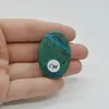 Cabochon Crisocola 39x27x8mm C34, imagine 2