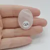 Cabochon Cuart Roz 31x23x7mm C64, imagine 2