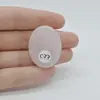 Cabochon Cuart Roz 33x26x7mm C77, imagine 2