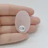 Cabochon Cuart Roz 37x25x8mm C24, imagine 2