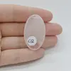 Cabochon Cuart Roz 38x23x8mm C12, imagine 2