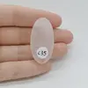 Cabochon Cuart Roz 40x21x7mm C35, imagine 2