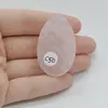 Cabochon Cuart Roz 43x27x9mm C50, imagine 2