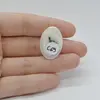 Cabochon Cuart Solar 26x18x6mm C69, imagine 2