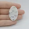Cabochon Cuart Solar 39x24x6mm C21, imagine 2