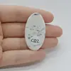 Cabochon Cuart Solar 41x22x7mm C122, imagine 2
