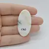 Cabochon Cuart Solar 42x21x6mm C40, imagine 2