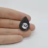 Cabochon Cuart Turmalinat 26x19x6mm C62, imagine 2