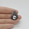 Cabochon Cuart Turmalinat 28x21x5mm C108, imagine 2