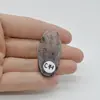 Cabochon Cuart Turmalinat 42x19x5mm C71, imagine 2
