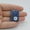 Cabochon Dumortierit 31x23x6mm C6, imagine 2