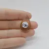 Cabochon Fluorit Galben 28x17x7mm C30, imagine 2