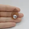 Cabochon Fluorit Galben 31x20x5mm C56, imagine 2