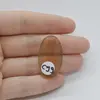 Cabochon Fluorit Galben 32x18x6mm C99, imagine 2