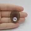 Cabochon Fluorit Galben 35x24x5mm C41, imagine 2