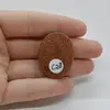 Cabochon Goldstone Maro 33x25x6mm C28, imagine 2