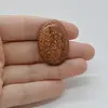 Cabochon Goldstone Maro 34x24x6mm C89